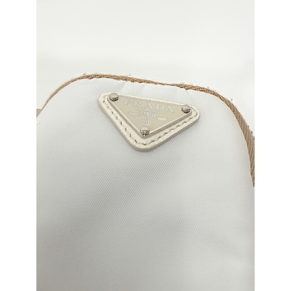Prada ReEdition 2005 Saffiano Leather Chain Shoulder Bag White - Picture 4 of 9